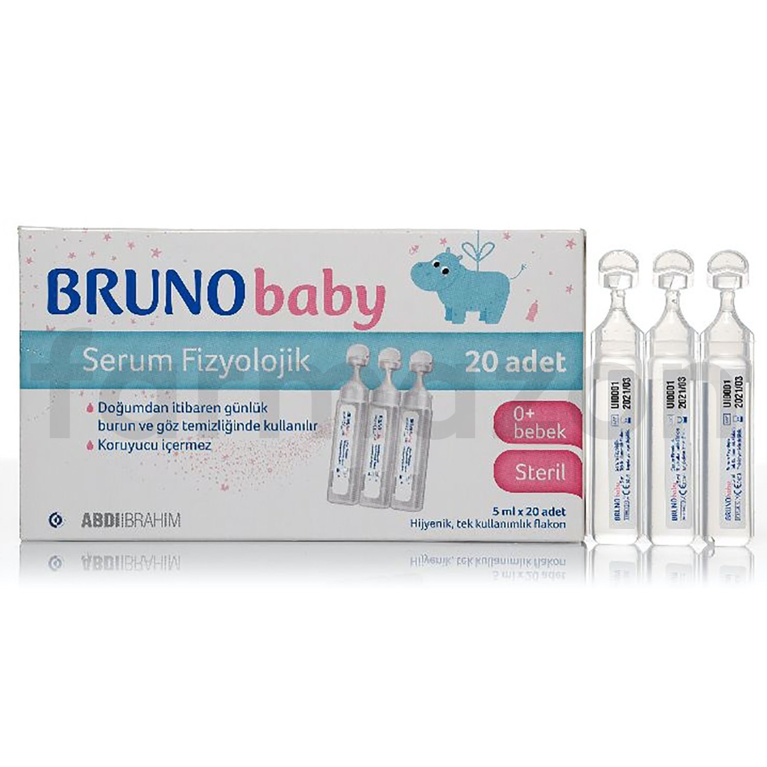 Bruno Serum Fizyolojik 5 ml x 20 Flakon